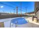 Relaxing kidney-shaped pool with surrounding patio at 104 Temple Dr, Las Vegas, NV 89107