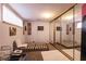 Bedroom with a mirrored closet and platform bed at 1229 S 9Th St, Las Vegas, NV 89104