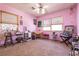 Bedroom with a round table and two windows at 1229 S 9Th St, Las Vegas, NV 89104