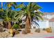 Two-story house with attached garage and mature palm trees at 1608 Council Bluff Ln, North Las Vegas, NV 89031