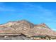 Aerial view of homes with mountain backdrop at 210 Bella Noche St, Las Vegas, NV 89138