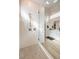 Bright walk-in shower with modern fixtures and tile at 210 Bella Noche St, Las Vegas, NV 89138