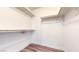 Large walk-in closet with double hanging rods at 2725 S Nellis Blvd # 2197, Las Vegas, NV 89121