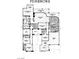 Detailed floor plan showcasing the layout of the home with multiple bedrooms, kitchen, and outdoor spaces at 3 Pine Hollow Dr, Henderson, NV 89052