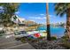 Scenic view of colorful paddle boats docked on the lake near lakeside center, perfect for Gathering fun at 3125 N Buffalo Dr # 2120, Las Vegas, NV 89128