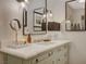 Elegant bathroom with marble vanity and updated fixtures at 330 Shadybrook Ln # D, Las Vegas, NV 89107