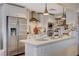 Modern kitchen with stainless steel appliances and white cabinets at 330 Shadybrook Ln # D, Las Vegas, NV 89107