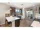 Modern kitchen with white countertops and stainless steel appliances at 3484 Bradano Ln, Henderson, NV 89044