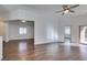 Spacious living area featuring hardwood floors and natural light at 3514 Old Course St, Las Vegas, NV 89122