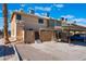 Rear view of the property, showing parking and building at 3802 Terrazzo Ave, Las Vegas, NV 89115