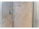 Clean shower with beige tile and glass enclosure at 3802 Terrazzo Ave, Las Vegas, NV 89115