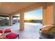 Expansive patio with pool and sunset view at 49 Vista Outlook St, Henderson, NV 89011