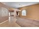 Spacious dining room with tiled floor and neutral walls at 5908 Aqua Verde St, North Las Vegas, NV 89031