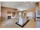 Spacious kitchen with granite countertops, stainless steel appliances, and an island at 5908 Aqua Verde St, North Las Vegas, NV 89031