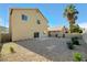 Large backyard with gravel and patio at 5912 Royal Castle Ln, Las Vegas, NV 89130