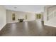 Living room with hardwood floors and a fireplace at 5912 Royal Castle Ln, Las Vegas, NV 89130