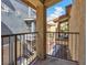 This balcony offers a private outdoor space with a view of the community at 5915 Nuevo Leon St # 7, North Las Vegas, NV 89031