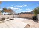 Large backyard with basketball court and patio area at 6287 Felicitas Ave, Las Vegas, NV 89122