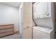 Convenient laundry room with stackable washer and dryer at 6287 Felicitas Ave, Las Vegas, NV 89122