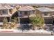 Aerial view of house and surrounding neighborhood at 712 Rogue Wave St, Las Vegas, NV 89138