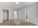 Bright bedroom with double door closet and access to bathroom at 712 Rogue Wave St, Las Vegas, NV 89138