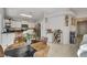 Kitchen features granite countertops and white cabinets at 8113 Hercules Dr, Las Vegas, NV 89128