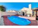 Beautiful pool and spa, perfect for summer fun at 8113 Hercules Dr, Las Vegas, NV 89128