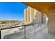 Private balcony overlooking building and parking area at 8255 S Las Vegas Bl Blvd # 718, Las Vegas, NV 89123