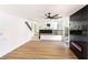 Light-filled living room with modern fireplace at 9 White Tail Ct, Henderson, NV 89074