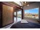 Main bedroom with city views and modern decor at 900 Las Vegas Blvd # 901, Las Vegas, NV 89101