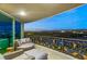 Spacious balcony offering panoramic city views at 9103 Alta Dr # 501, Las Vegas, NV 89145