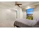 Comfortable bedroom with large windows and city views at 9103 Alta Dr # 501, Las Vegas, NV 89145