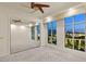 Well-lit bedroom with mirrored closet and city views at 9103 Alta Dr # 501, Las Vegas, NV 89145