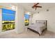 Charming bedroom with city views and ceiling fan at 9103 Alta Dr # 501, Las Vegas, NV 89145