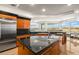 Modern kitchen with stainless steel appliances and island at 9103 Alta Dr # 501, Las Vegas, NV 89145