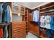 Large walk-in closet with ample shelving and hanging space at 9103 Alta Dr # 501, Las Vegas, NV 89145