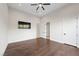 Spacious bedroom featuring hardwood floors and ample natural light at 9780 Solar Ave, Las Vegas, NV 89149