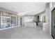 Modern kitchen with island and wine storage at 9780 Solar Ave, Las Vegas, NV 89149