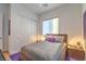 Comfortable bedroom with a double bed and a closet at , Las Vegas, NV 89138