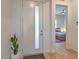 Bright entryway with modern door and view of bedroom at , Las Vegas, NV 89138