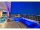 Resort-style pool and spa with outdoor kitchen and seating at , Las Vegas, NV 89138