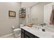 Modern bathroom with updated vanity and stylish fixtures at 1024 San Eduardo Ave, Henderson, NV 89002