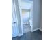 Clean bathroom with vinyl flooring and shower at 1032 Morning Sun Way, Las Vegas, NV 89110