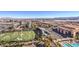 Aerial view showcasing the property's prime location near the Las Vegas Strip at 135 E Harmon Ave # 2302, Las Vegas, NV 89109
