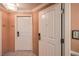 Welcoming entryway with two doors leading into the condo at 135 E Harmon Ave # 2302, Las Vegas, NV 89109