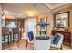 Modern kitchen with stainless steel appliances and breakfast bar at 135 E Harmon Ave # 2302, Las Vegas, NV 89109