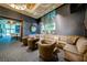 Elegant lounge with comfortable seating and modern decor at 135 E Harmon Ave # 2302, Las Vegas, NV 89109