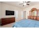 Spacious bedroom with large dresser and ensuite bathroom access at 2149 Morro Vista Dr, Las Vegas, NV 89135