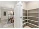 Walk-in pantry with adjustable shelving at 2248 Shadow Canyon Dr, Henderson, NV 89044