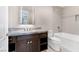 Bathroom with vanity, toilet, and bathtub at 30 Strada Di Villaggio # 151, Henderson, NV 89011